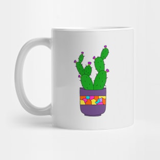 Cute Cactus Design #202: Pretty Cacti Bunch In Lovely Pot Mug